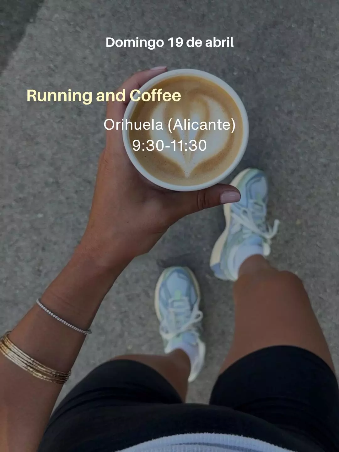 Running y café